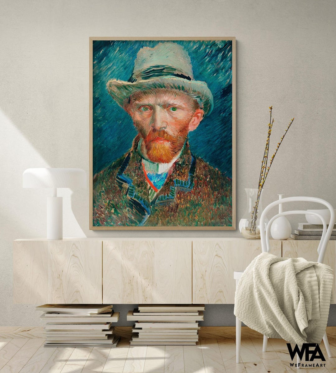 Self-portrait by Vincent Van Gogh, Famous Van Gogh Art, Vincent