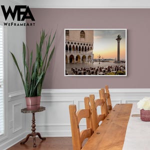 St. Mark's Square Venice Photo, Oversized Italy Wall Art Print image 1