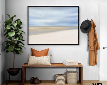 Beach Scene Art Print, Coastal Landscape by Dieter Reichelt