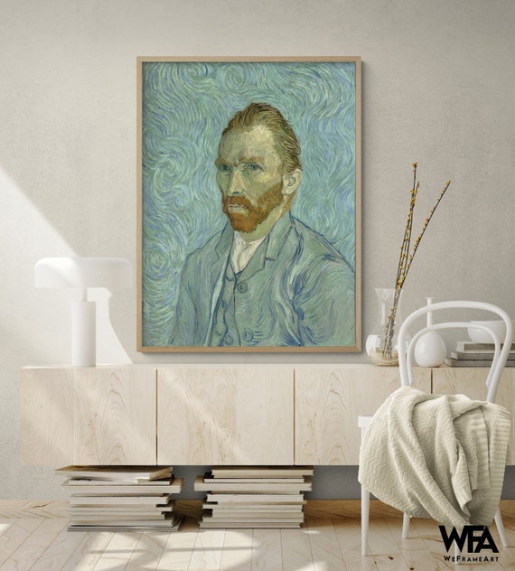 Vincent Van Gogh Face Print, Self-portrait Print, Body Art Print