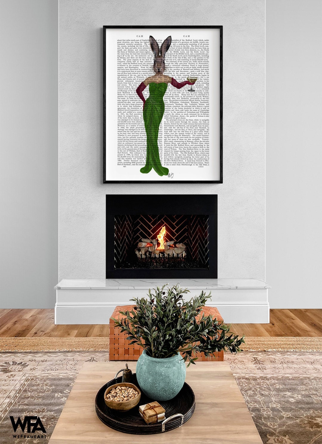 Rabbit Green Dress, Quirky Friend Gift Idea, Glam Emerald Green Dress ...