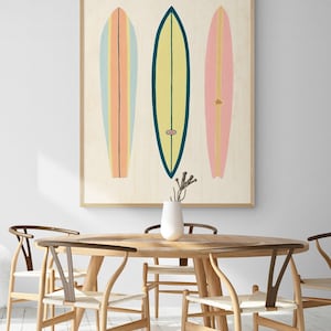 Surf Inspired Art, Framed Surfing Poster Print, Surf Lover Poster, Ocean Wall Art, Seaside Art Print, Beach Decor Print, Framed Wall Art