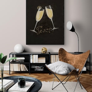 Mimosa Chalkboard Bar Chart Decor, Wedding Bar Sign Poster, Cheerful Poster Print, Bar Wall Decor, Mini Bar Chalkboard Print