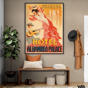 Flamenco Studio Decorations, Dance Studio Wall Art, Spanish Teacher Classroom Decor, Gift For Flamenco Dancer, Spain Airbnb Decor