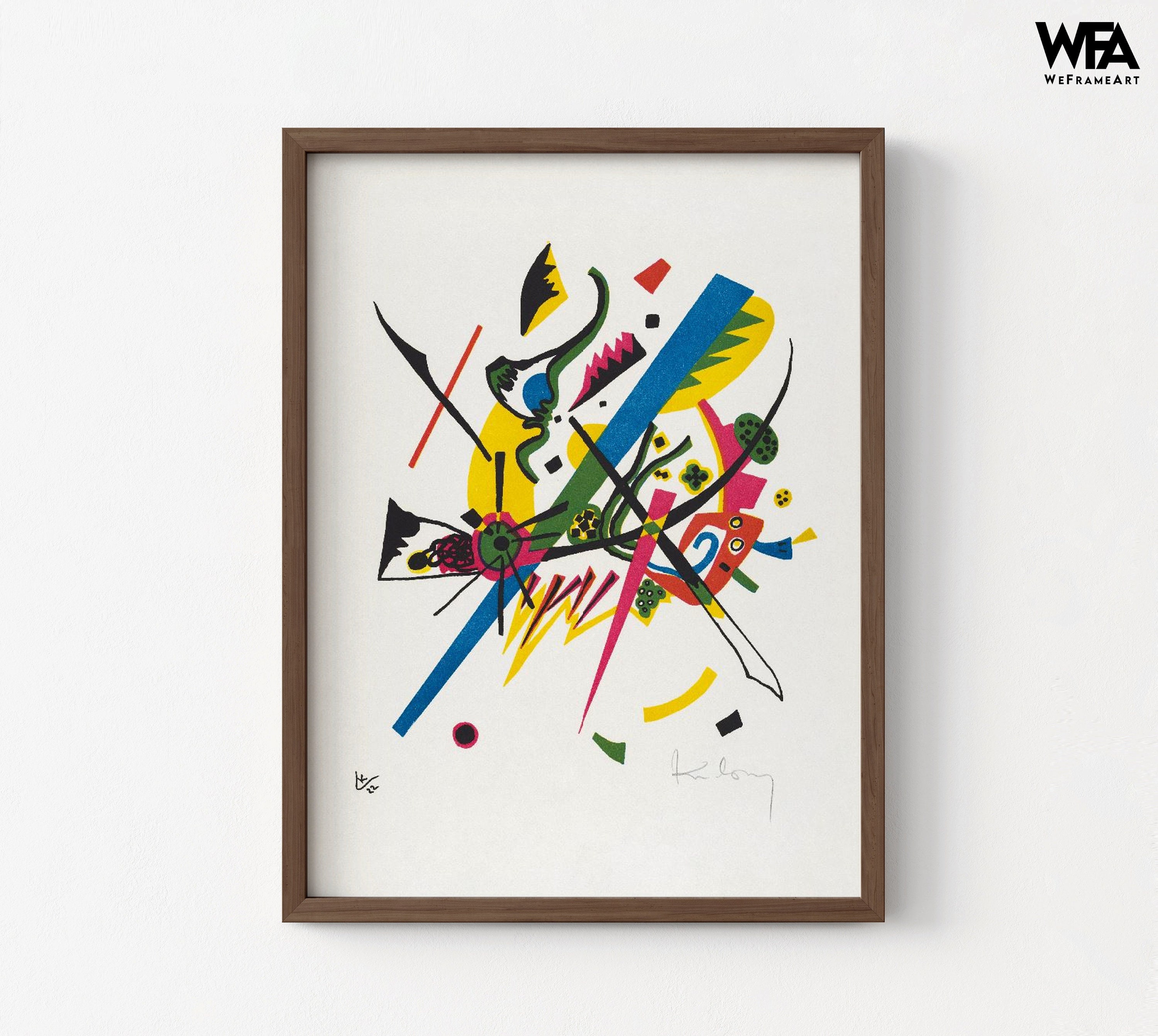 Small Worlds I by Vasili Kandinski, Framed Wassily Kandinsky Decor, Kleine  Welten Art Print, Colorful Abstract Print, Framed Wall Art - Etsy