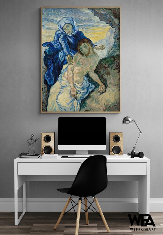 Pieta by Vincent Van Gogh Famous Art Print Van Gogh House Etsy