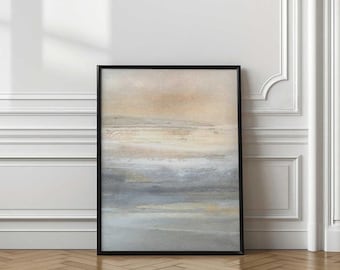 Land 2 Wall Art Print - Watercolor with Optional Frame