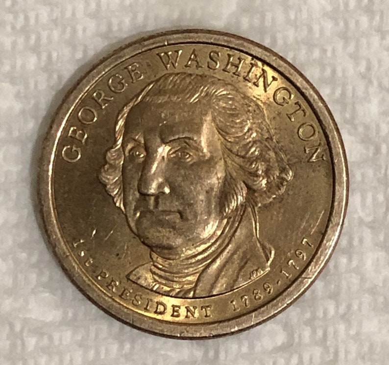 Washington 17891797 Dollar Coin Etsy