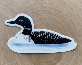 Common Loon Vinyl Sticker