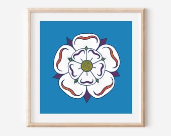 Yorkshire Rose - Handsigned Art Print