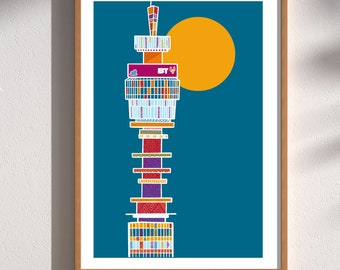 BT Tower Art Print