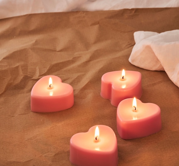 Heart tea light candles deals