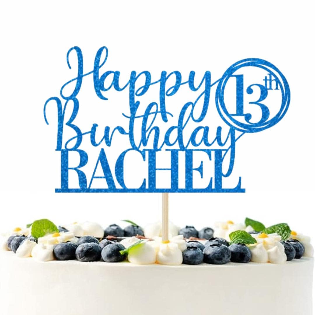 Personalised Custom Birthday Cake Topper, Official Teenager Cake Topper ...