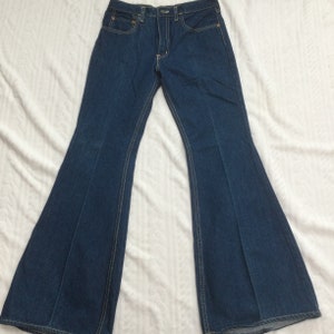 TEXWOOD APPLE Vintage bell bottom mom jeans | Etsy