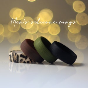 Men&#39;s Lightweight Silicone Ring: Active Wedding Band