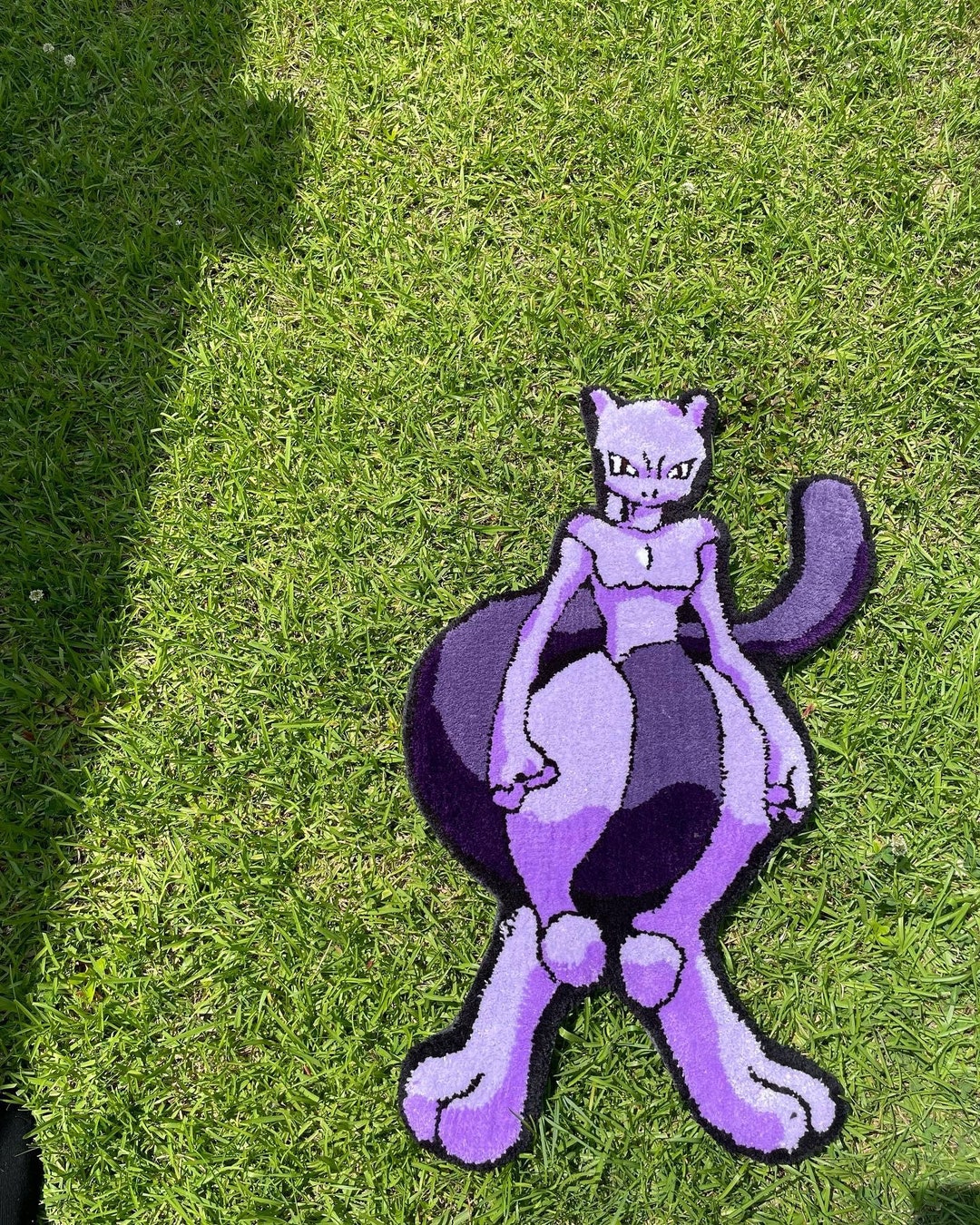 Power Meowy Rug Mewtwo Area Rug - Etsy