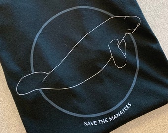 Camiseta de manatí - Unisex - Océano limpio - Salvemos a los manatíes
