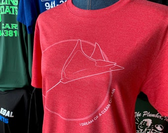 Camiseta de raya - Unisex - Océano limpio - Salvemos a las rayas