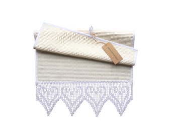 Handmade Tea Towel "The Season of Lilacs"