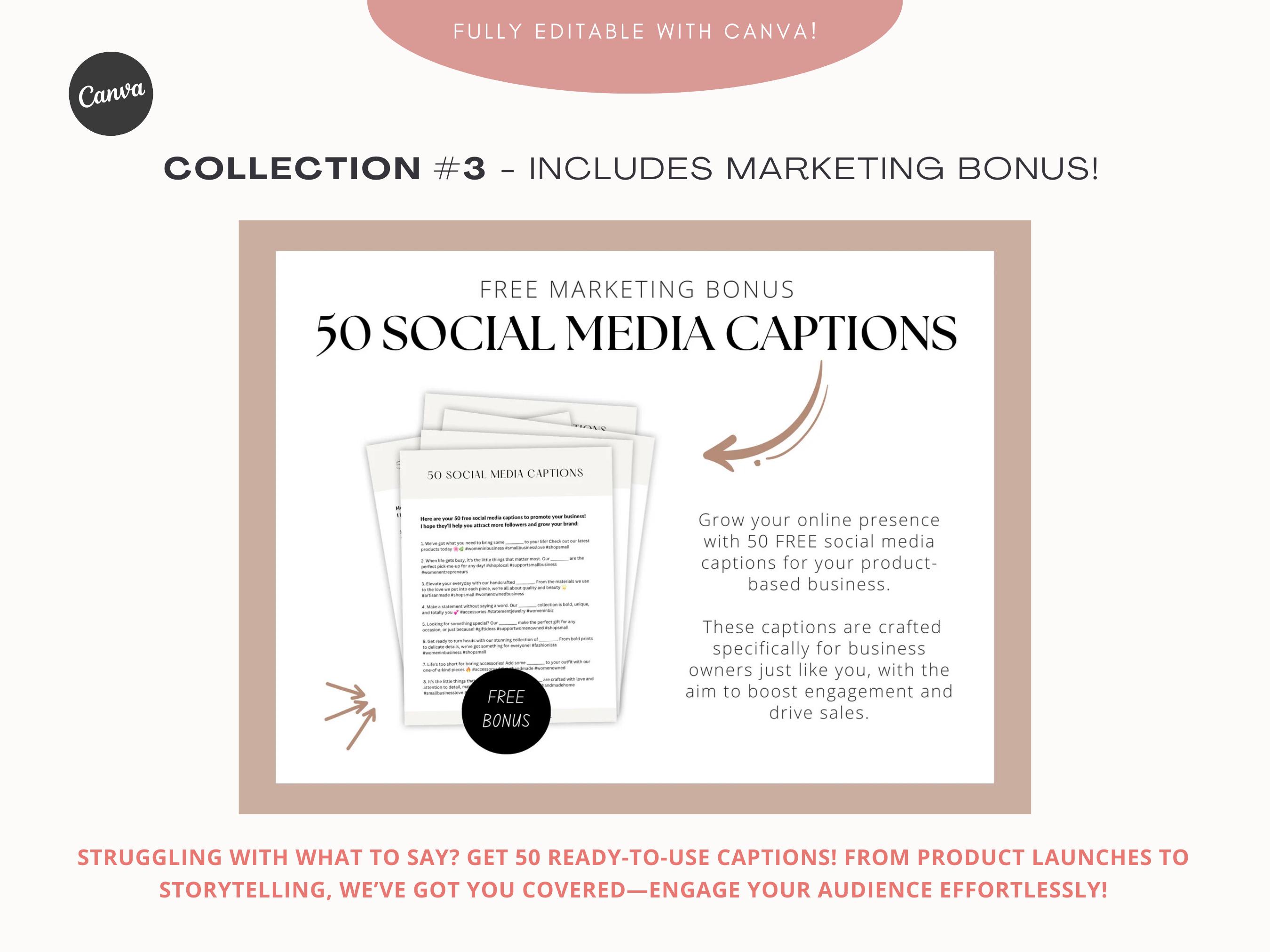 520 BEST-SELLING Social Media Canva Templates Bundle | Instagram ...