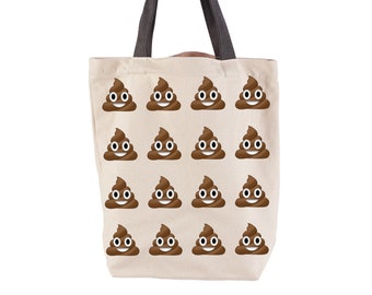 FUNNY EMOJI POO POOP POSTER COOL SHOPPING CANVAS TOTE BAG IDEAL GIFT PRESENT FUNNY EMOJI POO POOP POSTER COOL SHOPPING CANVAS TOTE BAG IDEAL GIFT PRESENT