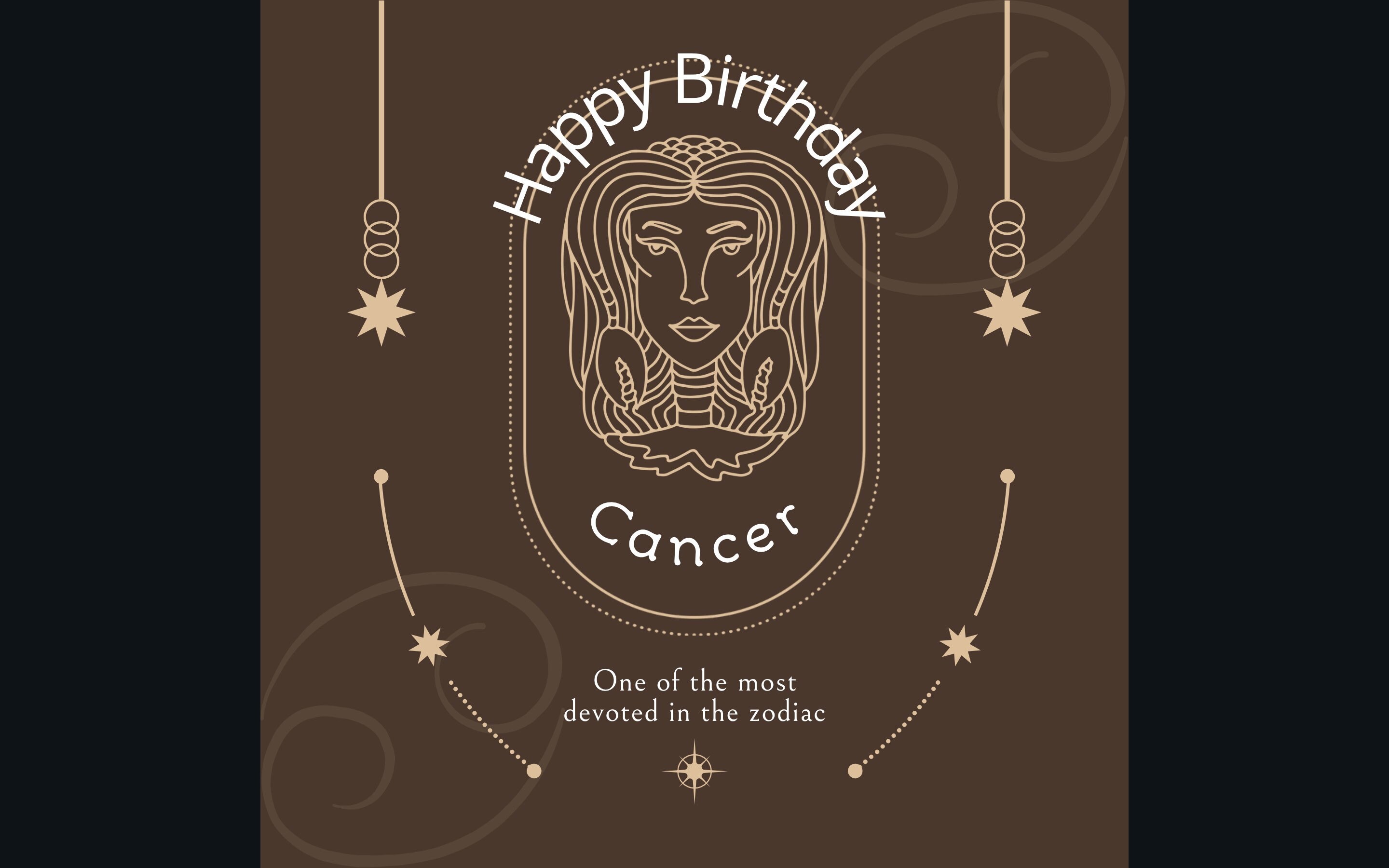 Zodiac birthday cards | Etsy