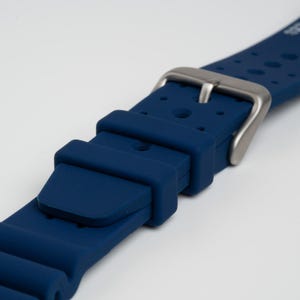 Blue ND Limits Dive Silicone Watch Strap 18mm, 20mm, 22mm & 24mm