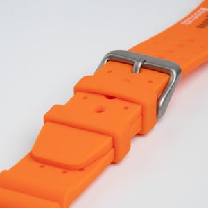 Orange ND Limits Dive Silicone Watch Strap 18mm, 20mm, 22mm & 24mm