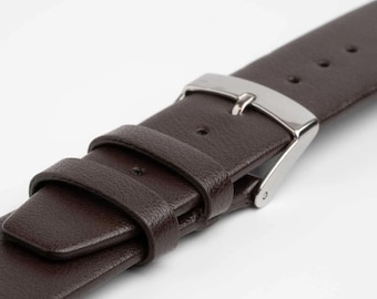 Brown Apple Fibre Watch Strap | Sustainable & Sophisticated | 16-20mm