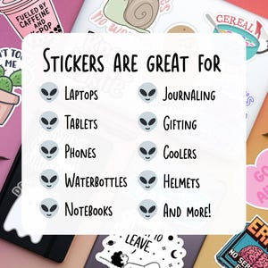 Metalcore Girlie Sticker | Matte Vinyl Sticker | Cute Metal Music Decal | Gift for Metalheads | Pink Metal Band Font Laptop, Notebook Decal image 4