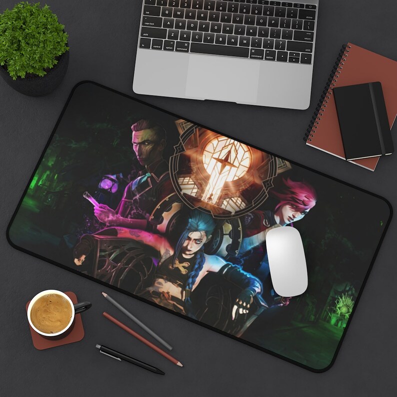 Jinx Lol Large Gamer Gaming Mouse Pad Mouse Mat Gaming Etsy