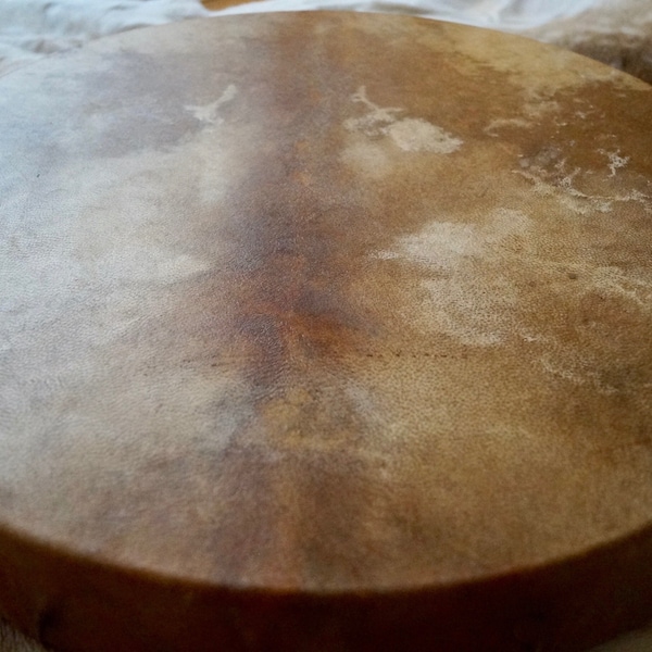 Natural Ancestor Drum, frame drum goat, medicine drum custom made, shamanic healing, natural raw hide drum, goat skin drum, ancestor drum