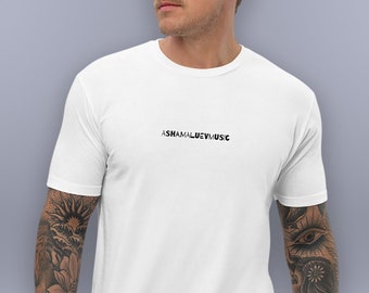 T-shirt | Mens White T-shirt With Logo AShamaluevMusic