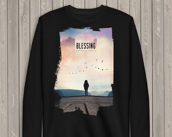 Blessing - Soft and Comfy Pullover Sweatshirt, High Quality Warm Sweater, Unisex Fleece Cotton, Cover Art Print, AShamaluevMusic Merch