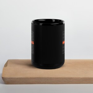 Black Glossy Mug "Megapolis"