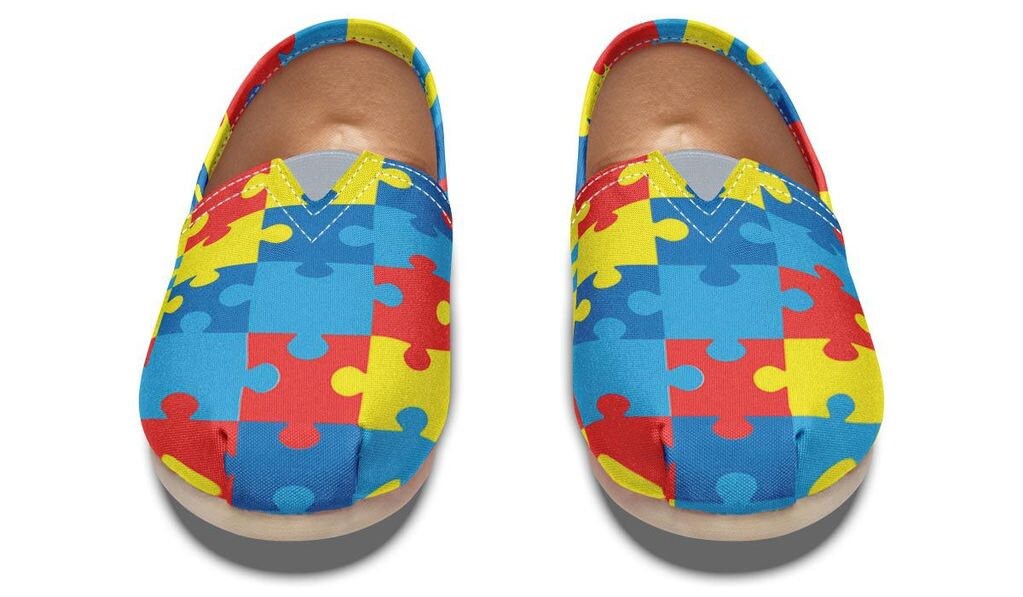Autism Awareness Casual Shoe Etsy