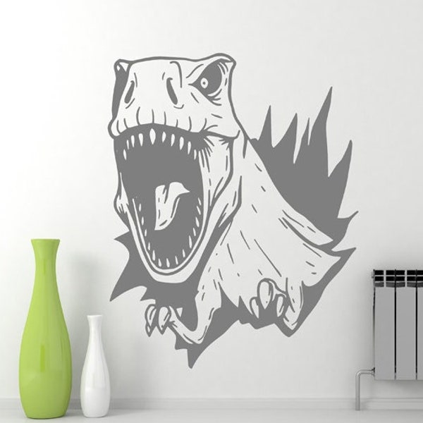 Dinosaur Wall Decal Etsy UK