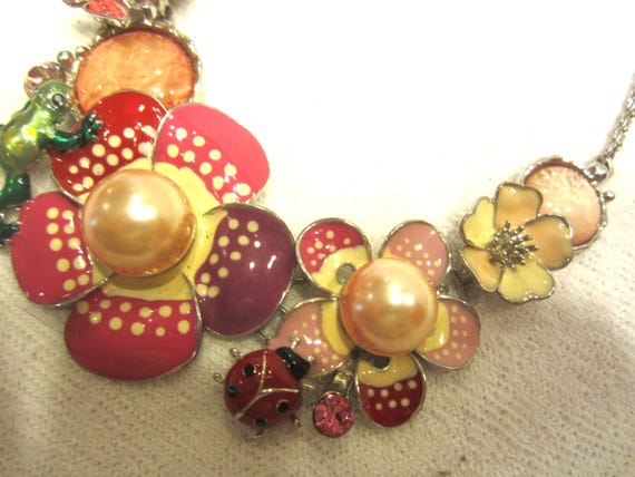 Unique Vtg Large Original Statement Choker, Stunn… - image 6