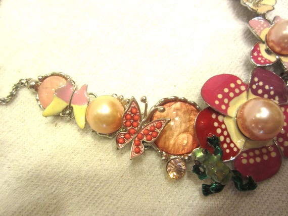 Unique Vtg Large Original Statement Choker, Stunn… - image 5