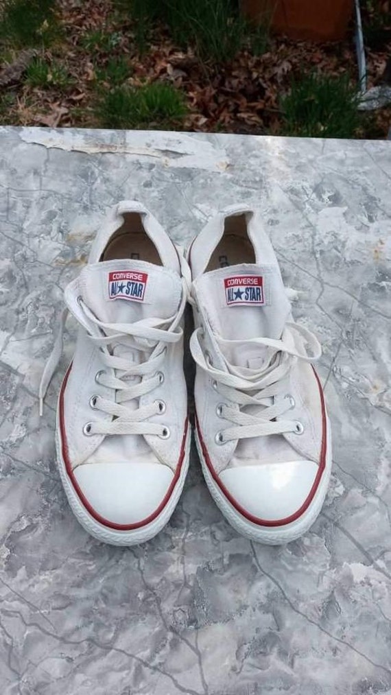 Vtg Unisex CONVERSE ALL STAR, White Canvas Sneaker