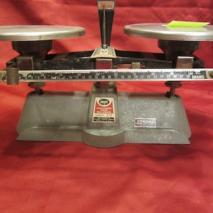 Vtg OHAUS HARVARD Trip Scale, 2Kg 5Lb capacity, Stansi Scientific Co