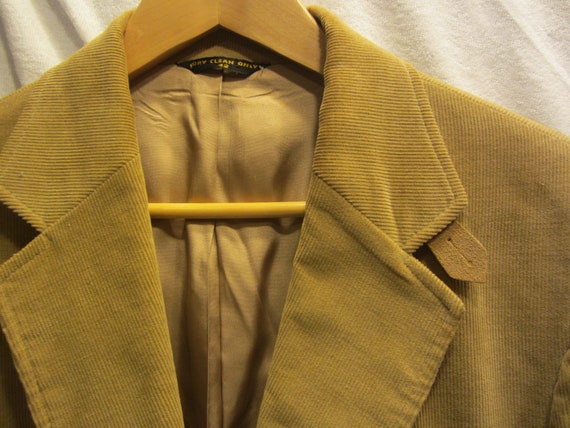 RETRO 70'S HAGGAR USA, Corduroy Blazer, Tan, Size… - image 10