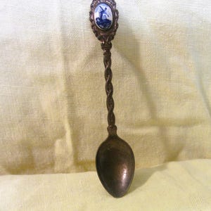 Vtg Holland Silver Plated Souvenir Spoon