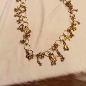60&#39;S BELLY DANCER Waist Chain w/Animal pendants, heavy chain