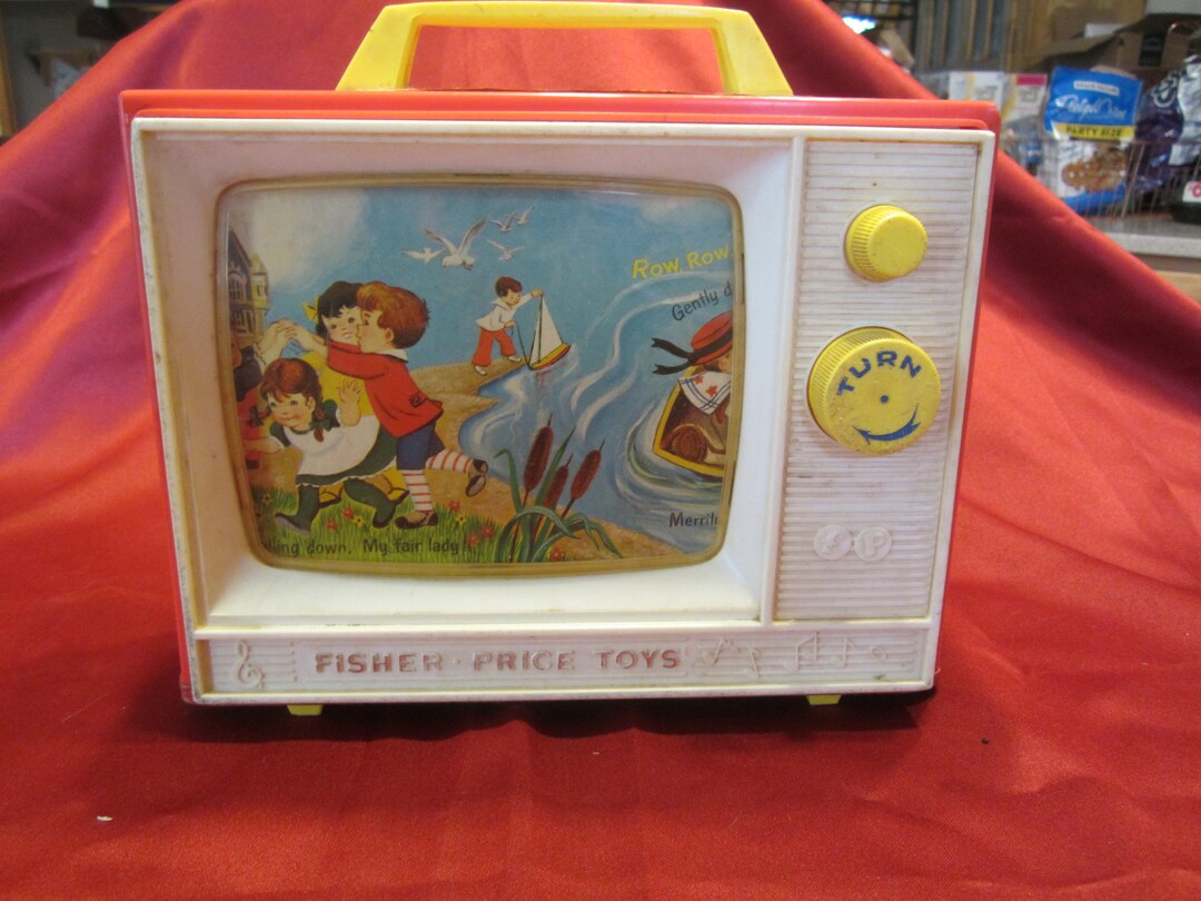 RETRO 1964 Fisher Price Giant Screenmusic Box Tv WORKS Etsy Canada