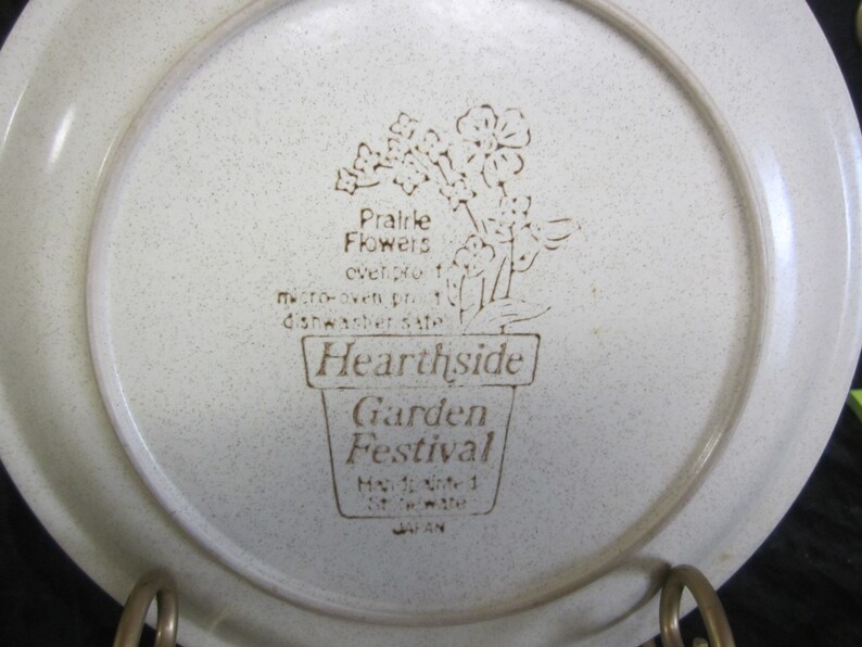 Vtg 70's HEARTHSIDE GARDEN FESTIVAL Stoneware, Japan, Pieces Etsy