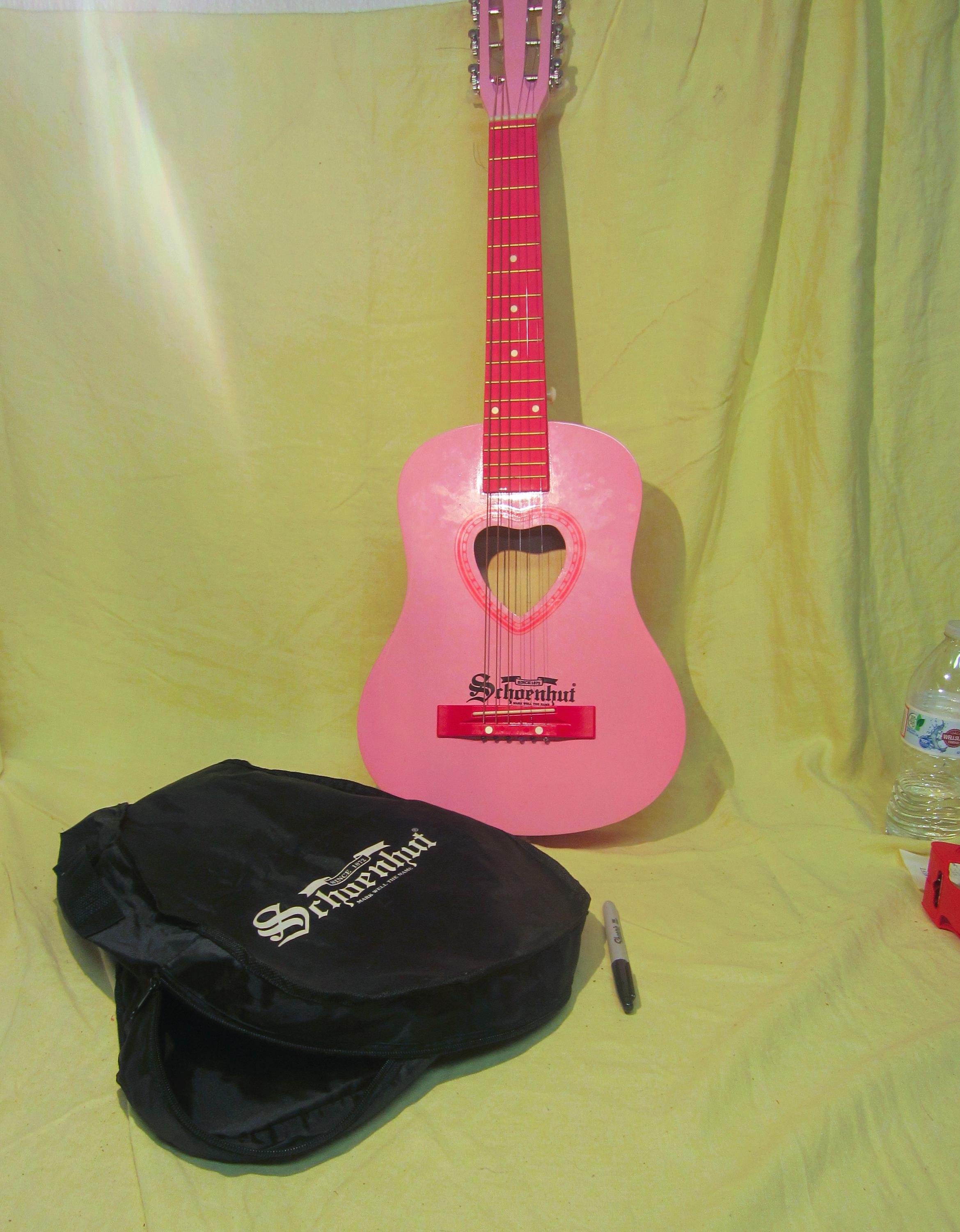 Schoenhut Pink Small Acoustic Guitar Fuscia Accents - Etsy