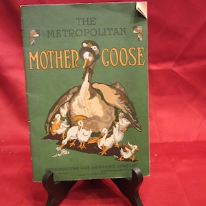 ANTIQUE 1920&#39;S The Metropolitan Life Ins. Co. Mother Goose Booklet