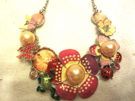 Unique Vtg Large Original Statement Choker, Stunn… - image 2