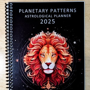 Astrological Day Planner/Calendar 2025 [Spiral Bound] - 2025 Calendar/Planner with Astrological Information {Shipped to you}